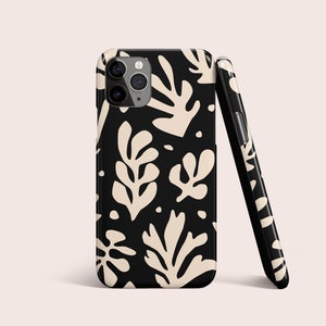 Matisse Leaf La Gerbe Phone Case For iPhone 16 15 14 13 12  - All Models - For S25 S24 S23 S22 S21 S10 S20  A71 - For Google Pixel - Black