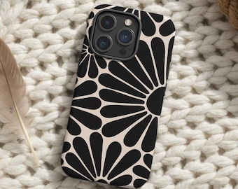 レトロなデイジー柄のY2K風グルーヴィーなiPhoneケース（iPhone 17、S26、Google Pixel対応）