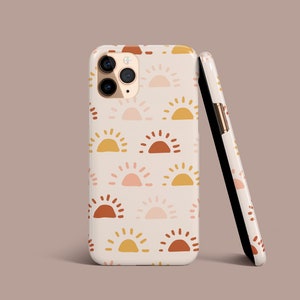 Sunburst Boho Sun Rays Sunshine Phone Case For iPhone 15 14 13 12 11 • All Models • For S24 S23 S22 S21 S10 S20 A71 • For Google Pixel