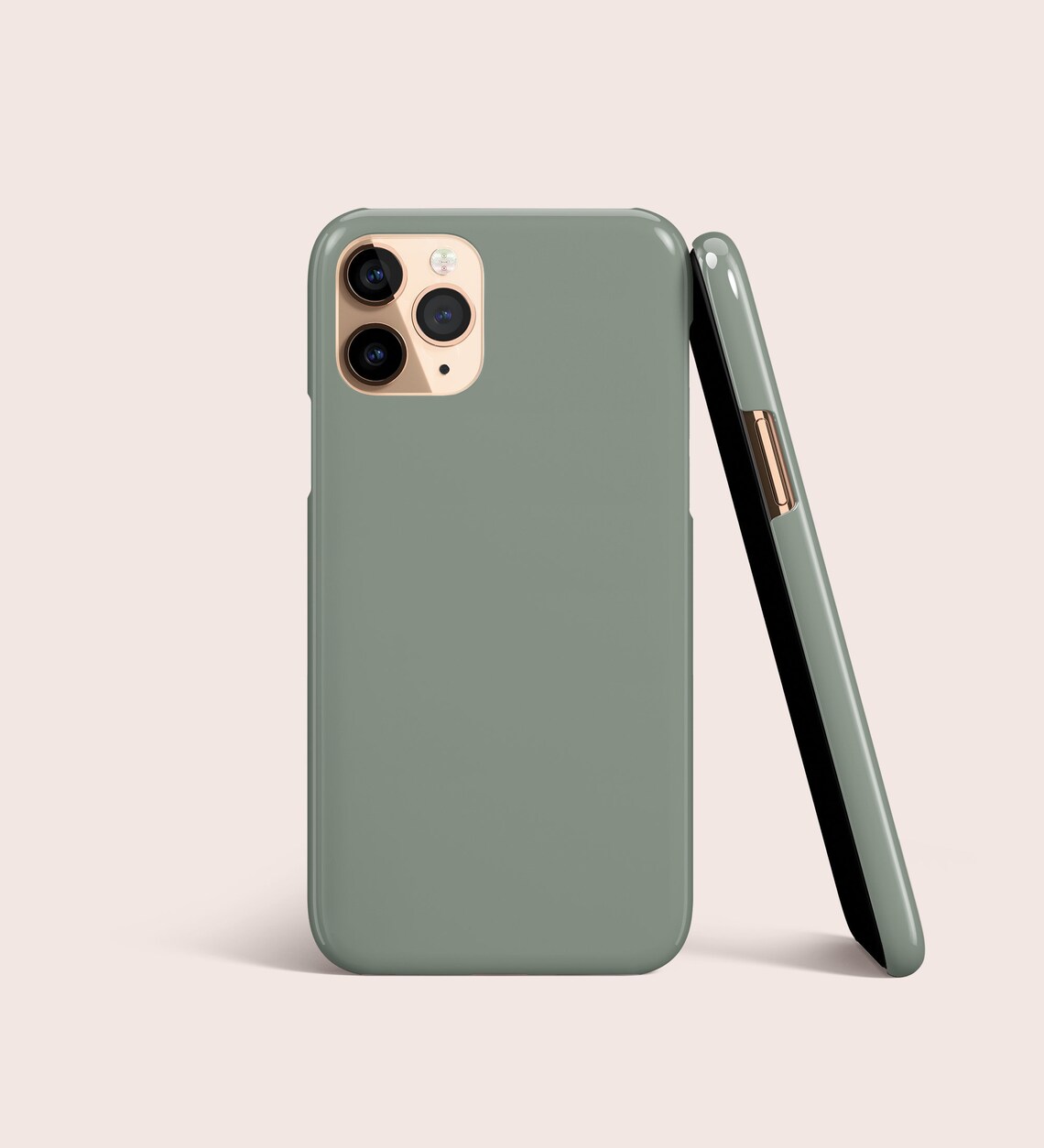 Block Solid Colour Sage Green Phone Case iPhone 14 13 Pro Etsy Italia