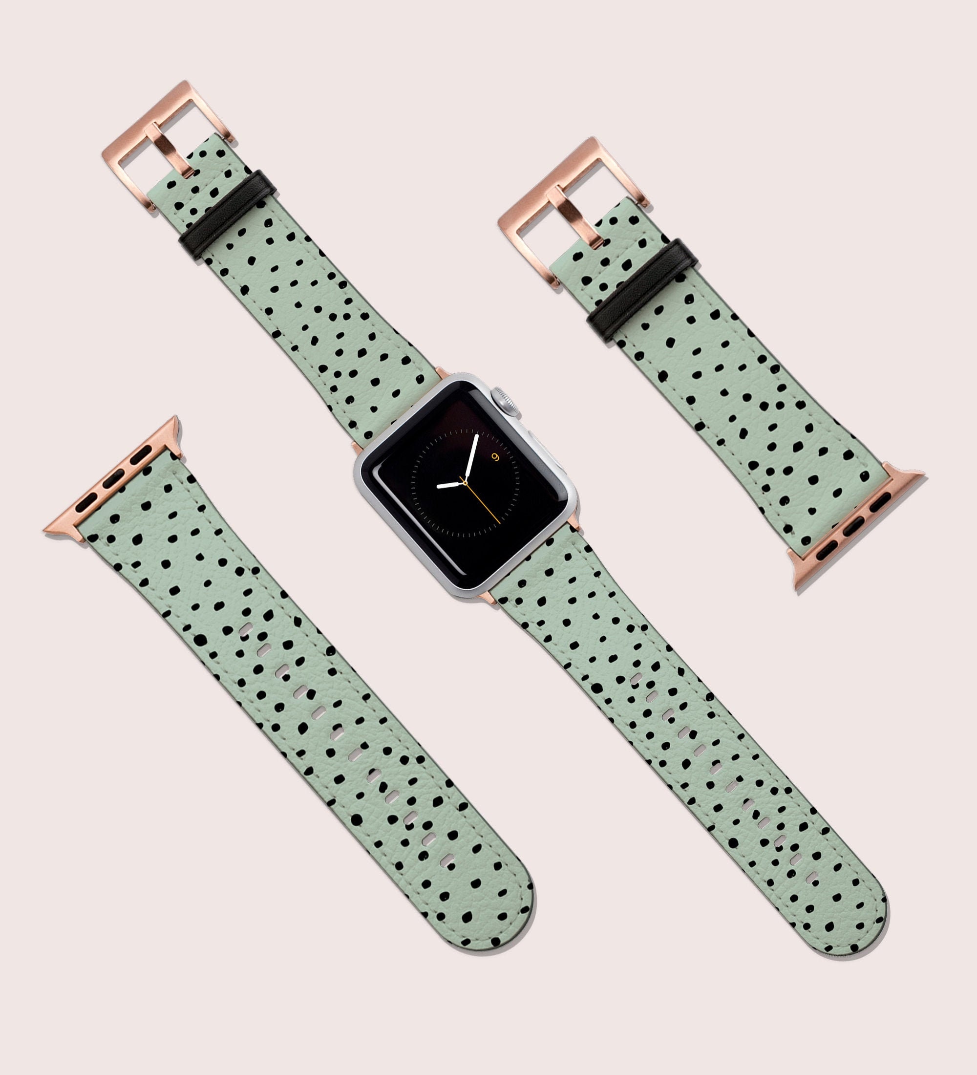 Apple Watch Strap 40mm 38mm 42mm 44mm Vegan Leather Watch Etsy UK