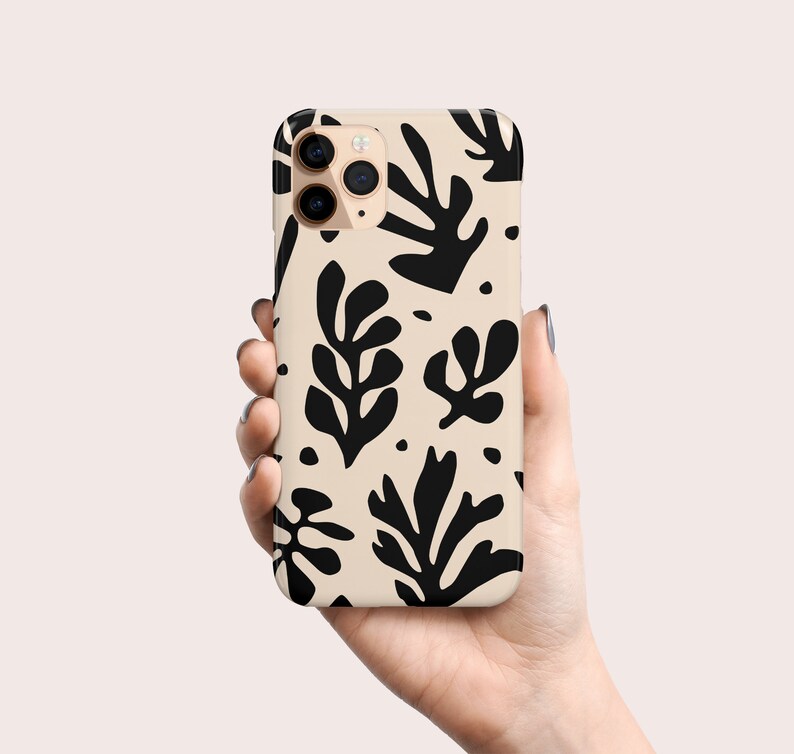 S7 S8 S9 Plus Note J7 J5 A71 A51 Google Pixel iPhone 12 Pro Max,iPhone 11 8 7 Samsung S21 S10 S20 S10 Matisse Leaf La Gerbe Phone Case