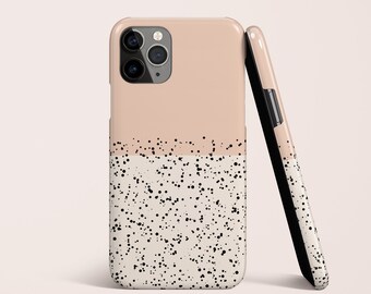 Pastel Pink Dalmatian Animal Print Phone Case For iPhone 15 14 13 12 11 • All Models • For S24 S23 S22 S21 S10 & More • For Google Pixel