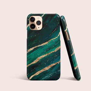 グリーン エメラルド ゴールド パターン 携帯ケース iPhone 16 15 14 13 12 • 全モデル • S25 S24 S23 S22 S21 S20 • Google Pixel 8 • マーブル