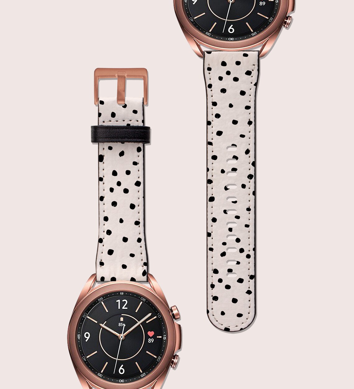 Samsung Galaxy G3 Watch Strap 41mm 45mm Vegan Paper Leather | Etsy