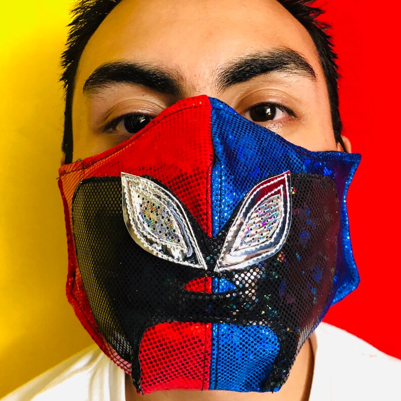 Lucha Libre hand made face mask / wrestling face mask | Etsy