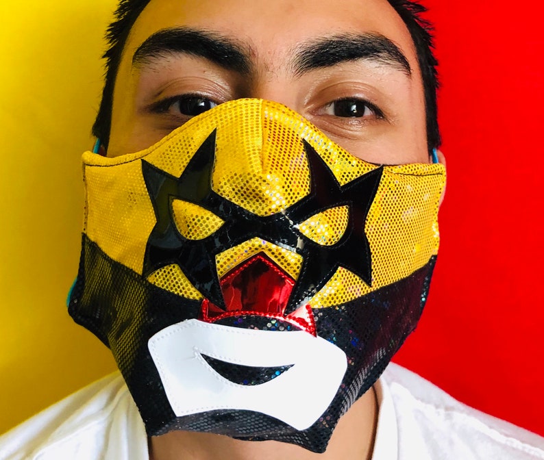 Lucha Libre hand made face mask / wrestling face mask | Etsy