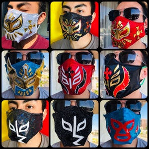 Face mask lucha Edition/ cover/ Cubrebocas differentes luchadores