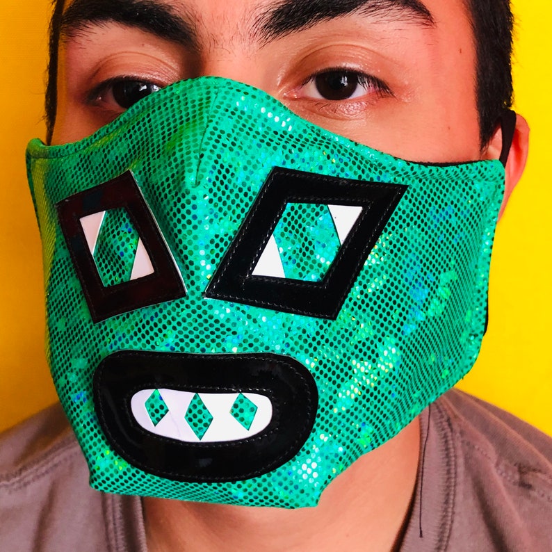 Lucha Libre hand made face mask / wrestling face mask | Etsy