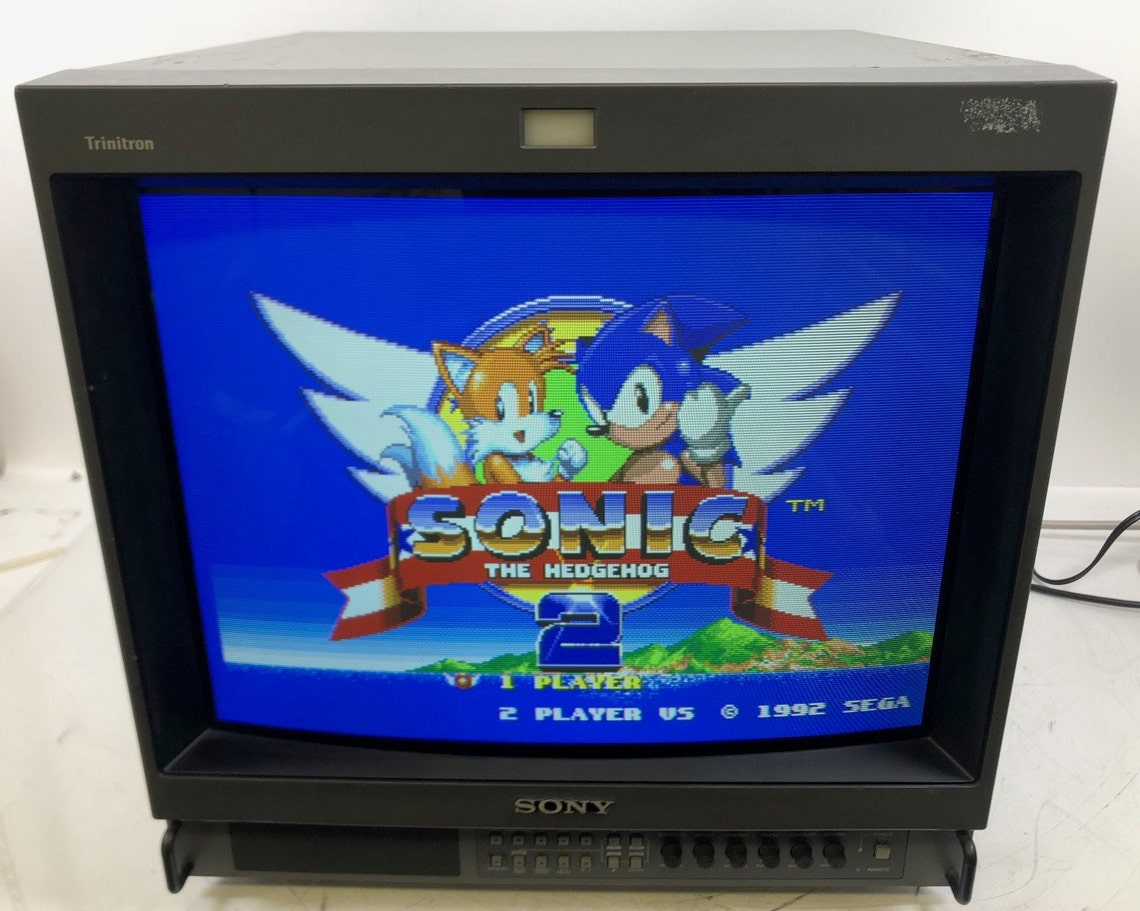 Sony 20 PVM20M2U CRT Monitor RGB Retro Gaming Etsy