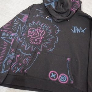 Hand-drawn Arcane Jinx Hoodie
