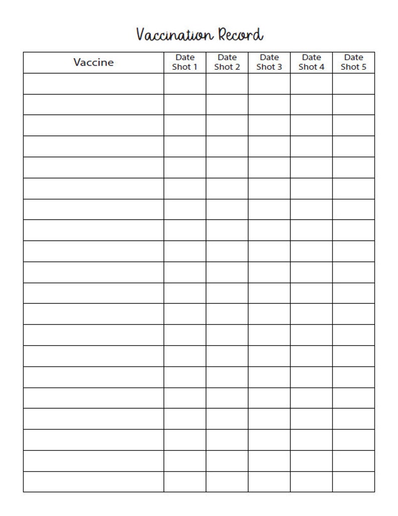 Infant Newborn Baby Daily Printable Log nice shower gift for | Etsy
