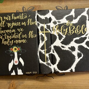 Hand Painted Bible - Etsy