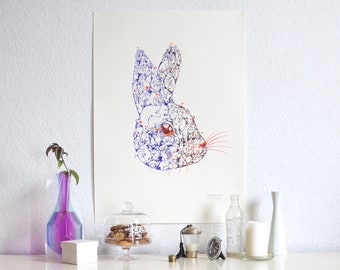 BunX - Limited edition, handmade silkscreen print