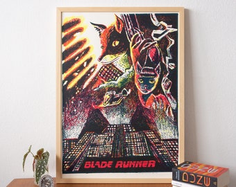 BLADE RUNNER - Limited edition, handmade silkscreen print