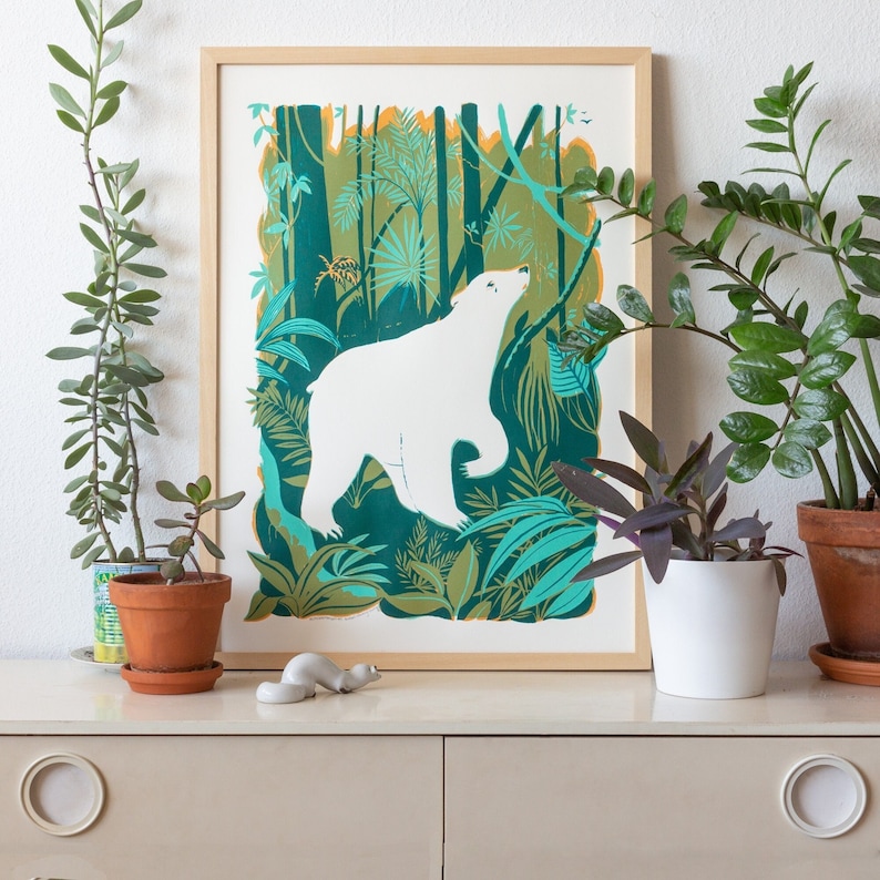 GLOBAL WARMING (2021) - Limited edition, handmade silkscreen print