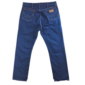 Wrangler Cowboy Cut Original Fit Mens 40x32 Blue Jeans Broken Twill Heavy 13MWZ image 4