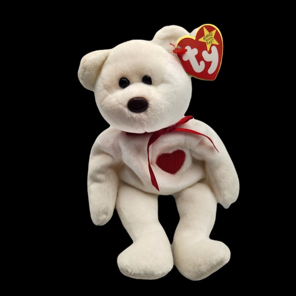 Valentino Ty Beanie Baby Bear 1993 94 with Tag Errors