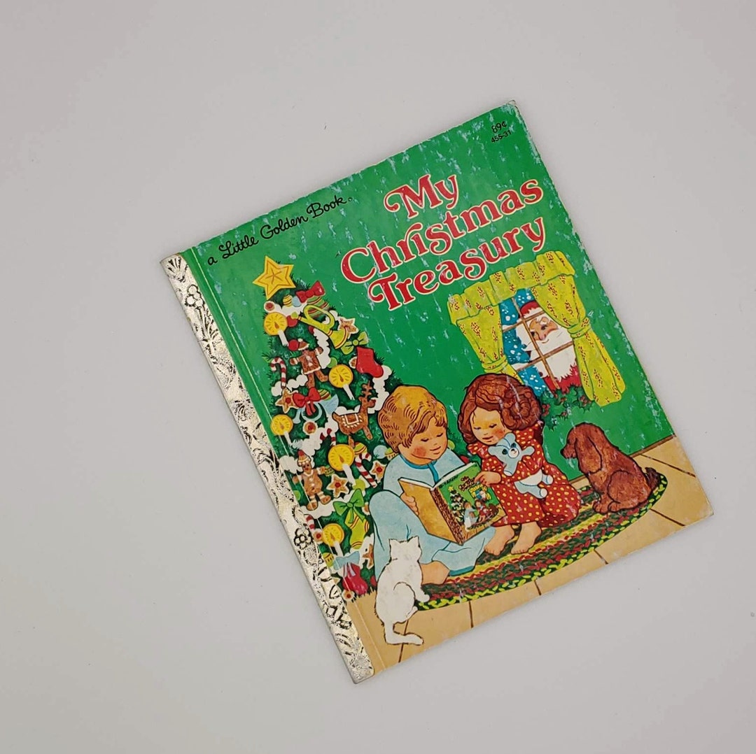 Vintage A Little Golden Book /My Christmas Treasury by Gail Weirsum
