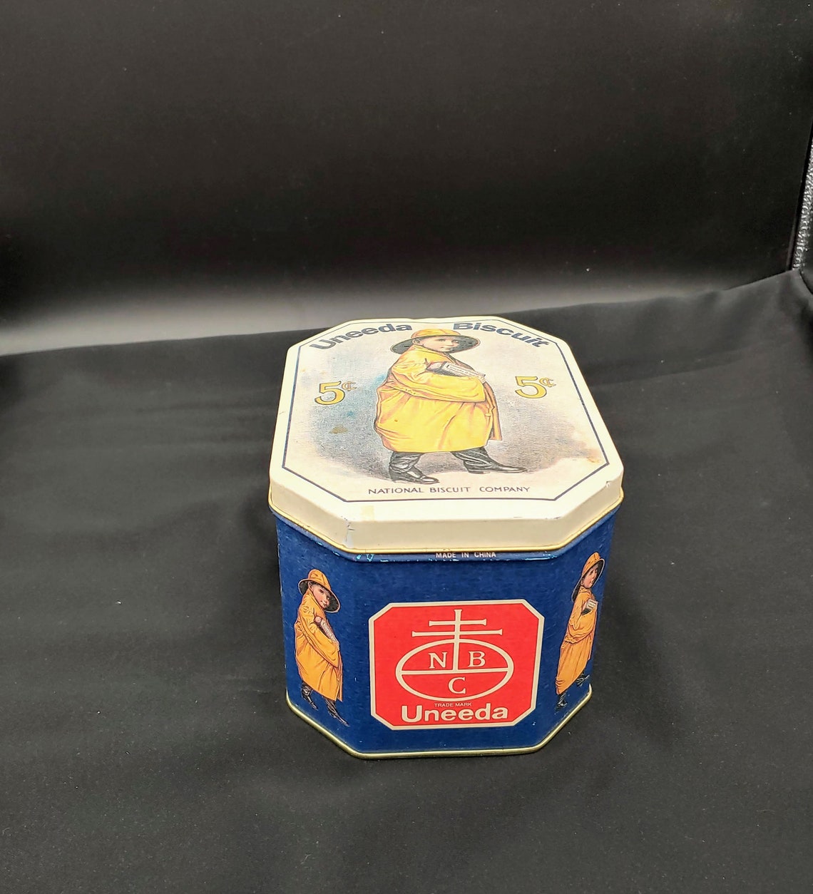 VINTAGE UNEEDA BISCUIT Tin National Biscuit Company/ Boy in Etsy