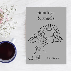 Poetry Book: Sundogs and Angels, Modern Poetry Book, Contemporary Poetry, Gift For Her, Gift For Reader, Thoughtful Gift, Self Care