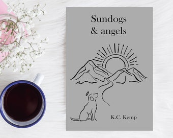 Poetry Book: Sundogs and Angels, Modern Poetry Book, Contemporary Poetry, Gift For Her, Gift For Reader, Thoughtful Gift, Self Care