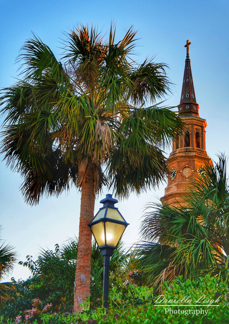 Charleston Prints Charleston Art Print St. Phillip's Etsy