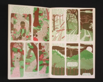 Risograph Comic Zine "8 Days on the Skagit"