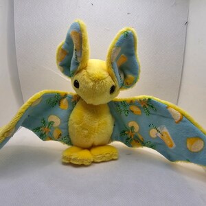 Handmade Bat Plush Toy - Soft Stuffed Animal for Kids - Halloween Decor