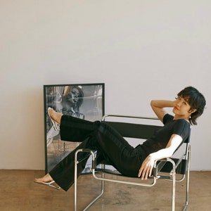 Fendi Shiny Black Trousers