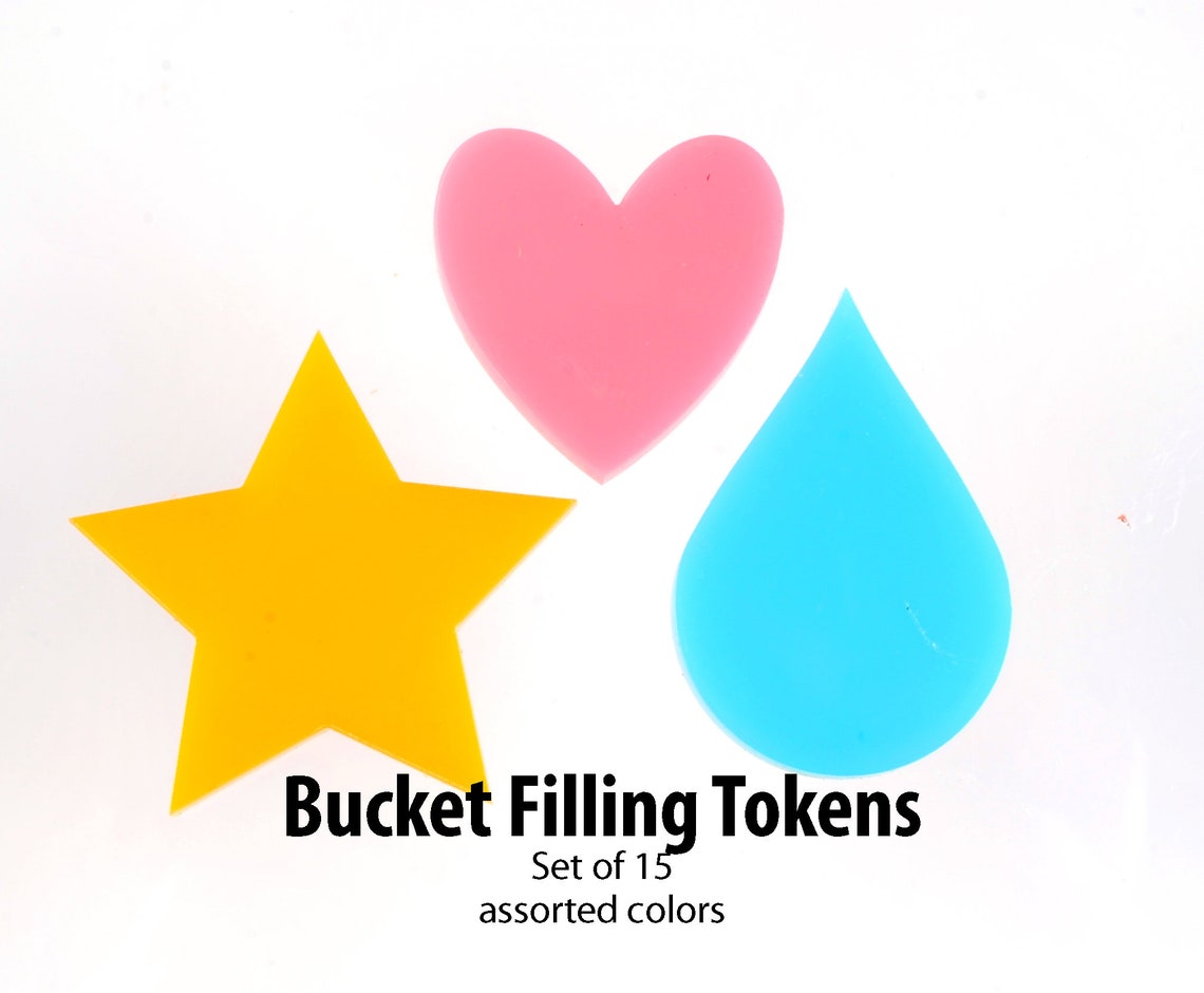 Set of 15 Acrylic Tokens for Reward Charts Etsy