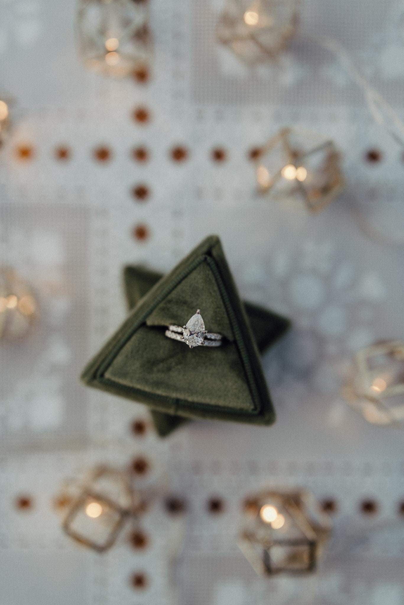 triangle ring box
