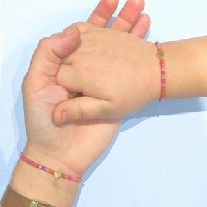 Mini and Me Matching Bracelets – Mummy and Me Bracelet Set, Mother and Daughter, Mother and Son Twinning. Mother's Day gift. Stocking filler image 4