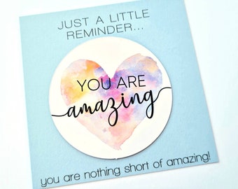 Amazing Mummy Magnet "You are amazing" - Celebrating Mums, Mother's Day Gift,  Present for New Mum. Kindness. Motivation for Mama.