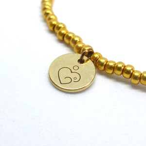 Golden Boobies 1 Year Breastfeeding Bracelet, 12 Months Milestone Award Gift, Gold Boobs image 3
