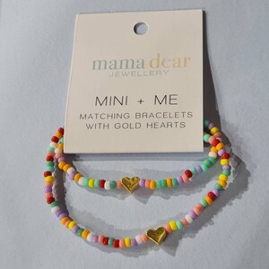 Mini and Me Matching Bracelets – Mummy and Me Bracelet Set, Mother and Daughter, Mother and Son Twinning. Mother's Day gift. Stocking filler image 8