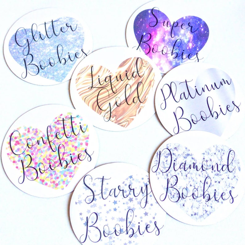 Breastfeeding Milestone Magnets Bronze, Silver, Gold Boobies and more, First Feed to 5 Years, Breastfeeding Award Gift Keepsake image 2
