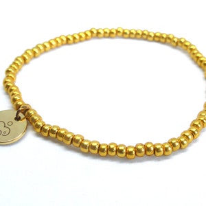 Golden Boobies 1 Year Breastfeeding Bracelet, 12 Months Milestone Award Gift, Gold Boobs image 2