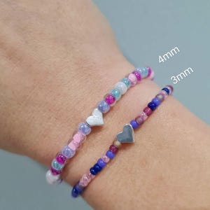 Mini and Me Matching Bracelets – Mummy and Me Bracelet Set, Mother and Daughter, Mother and Son Twinning. Mother's Day gift. Stocking filler image 5