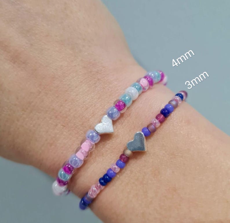 Mini and Me Matching Bracelets – Mummy and Me Bracelet Set, Mother and Daughter, Mother and Son Twinning. Mother's Day gift. Stocking filler image 5