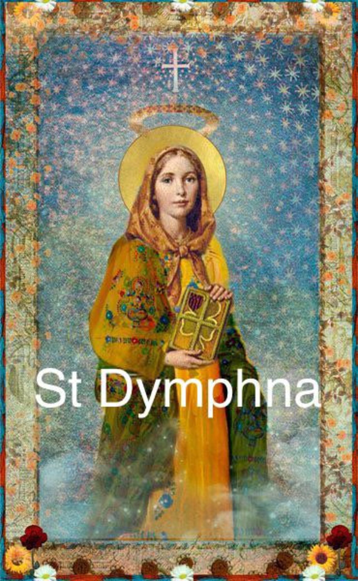 Saint Dymphna Patron Saint of those with depression anxiety Etsy