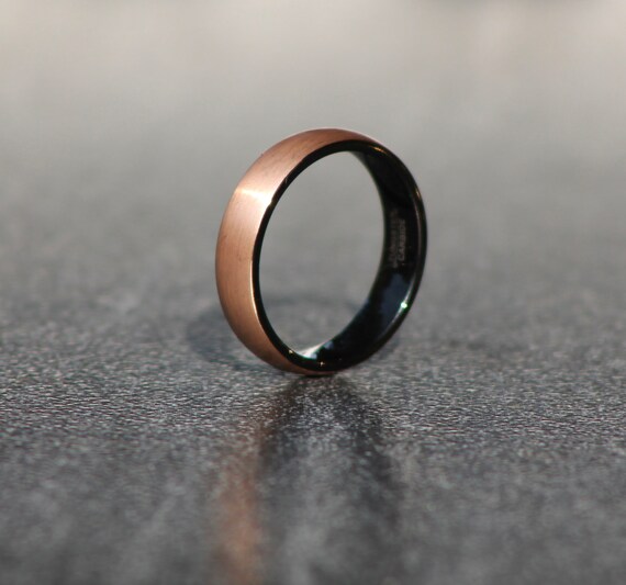 Couples Anniversary Rings - Bronze Finish