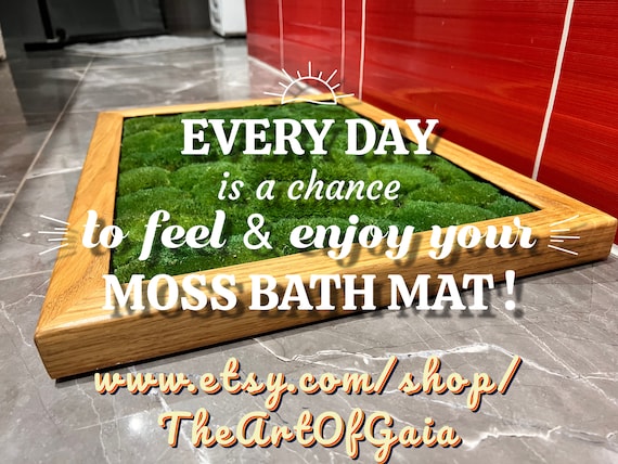 Moss Bath Mat DIY  Directions, Ideas & Benefits