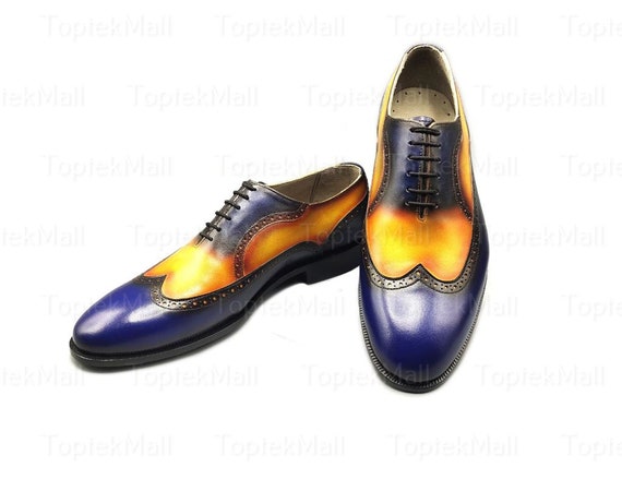 Designer wingtip shoes sale