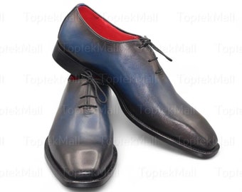 Handgefertigte Herren Leder Dual Tone Wingtip Stilvolle Oxfords neueste Syle Kleid Designer formale Schuhe-113