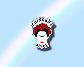 Chingona Juice Waterproof Vinyl Sticker