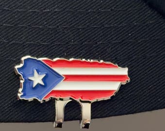 Puerto Rico Silver Metal Hat Blip