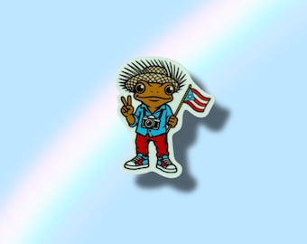 Puerto Rican Coqui Sticker