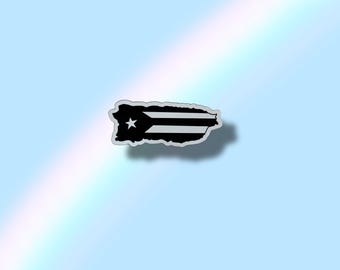 Puerto Rico Flag Magnet: Resistance Pride Accessory (3in x 1in)