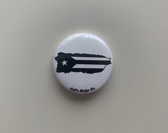 32mm Puerto Rico Flag Buttons (1.25 inch)